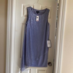 New cocktail dress ~ size 12 ~ never worn ~ soft lilac color